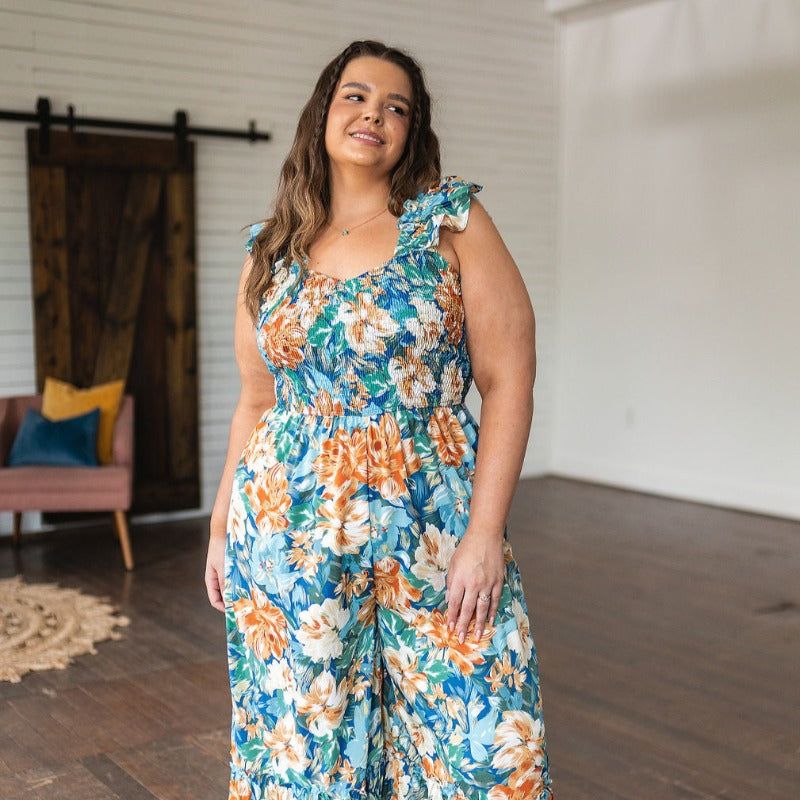 Summer Pretty Please Floral Jumpsuit sold by Boujee Boutique product image thumbnail 12