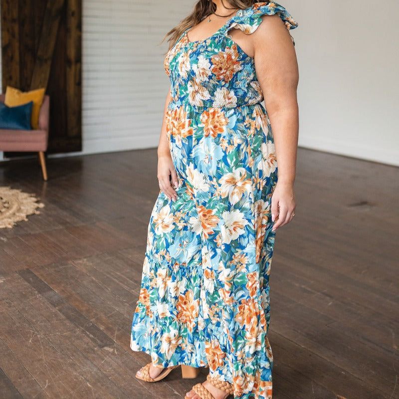 Summer Pretty Please Floral Jumpsuit sold by Boujee Boutique product image thumbnail 6