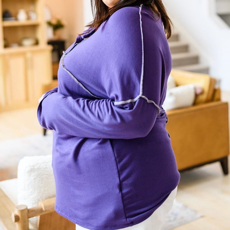 Happiest in Spring Long Sleeve Henley sold by Boujee Boutique product image thumbnail 6