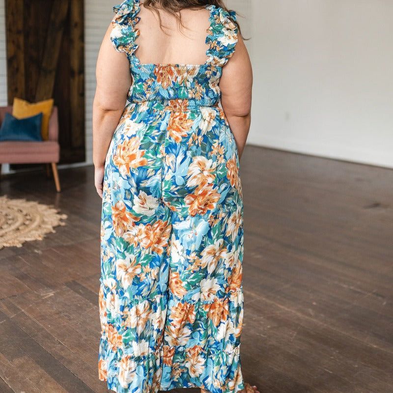 Summer Pretty Please Floral Jumpsuit sold by Boujee Boutique product image thumbnail 7