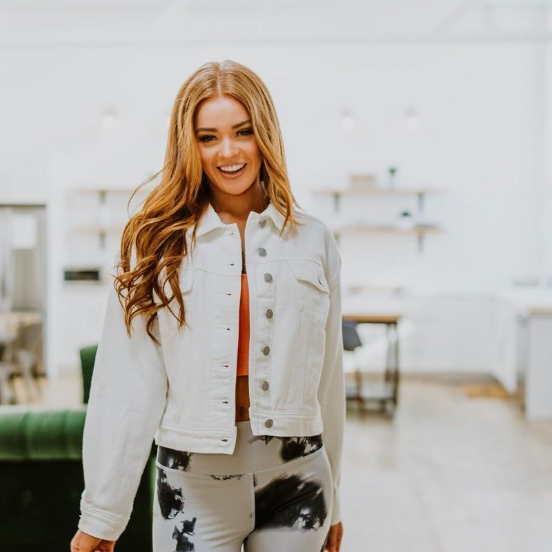 Judy Blue Brighter Days Boyfriend Fit Denim Jacket sold by Boujee Boutique product image thumbnail 4