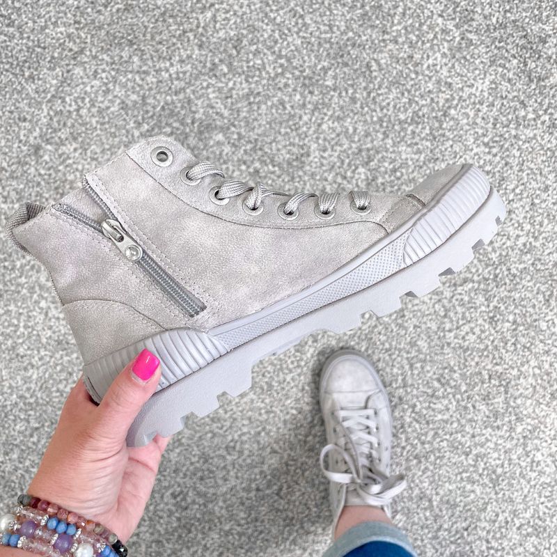 Blowfish Malibu Forever Solid Light Grey Bootie sold by Boujee Boutique product image thumbnail 2