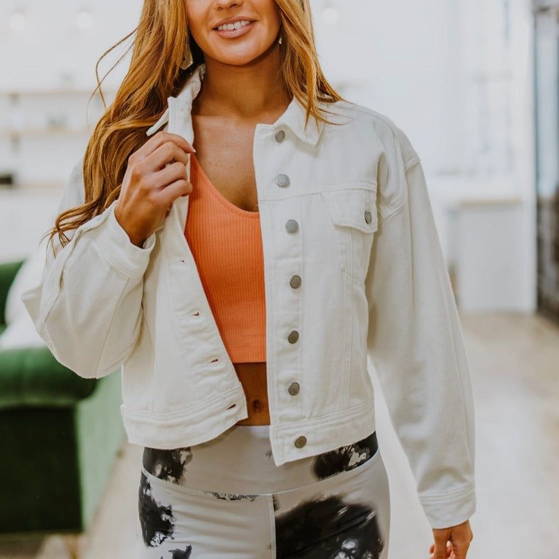 Judy Blue Brighter Days Boyfriend Fit Denim Jacket sold by Boujee Boutique product image thumbnail 5