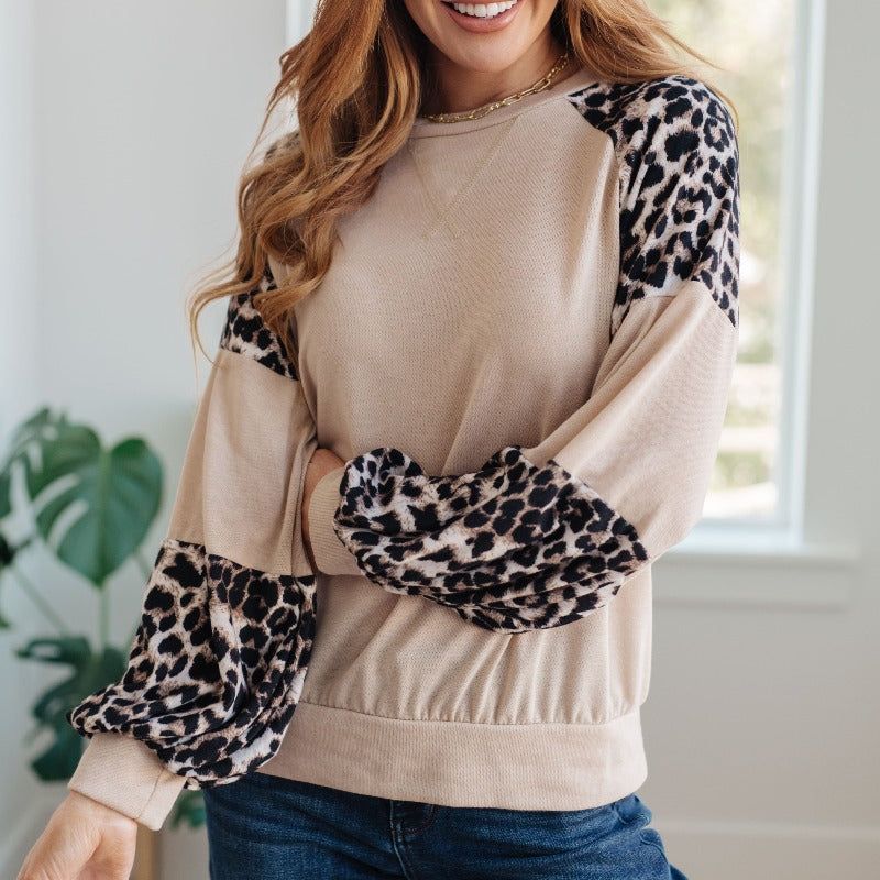 Sometime Safari Animal Print Long Sleeve Top sold by Boujee Boutique product image thumbnail 2