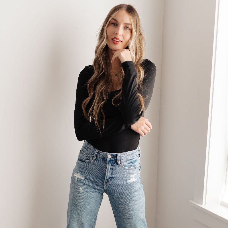 Too Good to Be True Bodysuit in Black sold by Boujee Boutique product image thumbnail 5