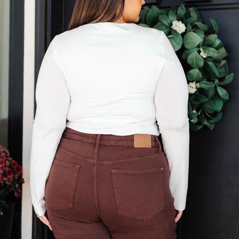 Too Good To Be True Bodysuit in White sold by Boujee Boutique product image thumbnail 8
