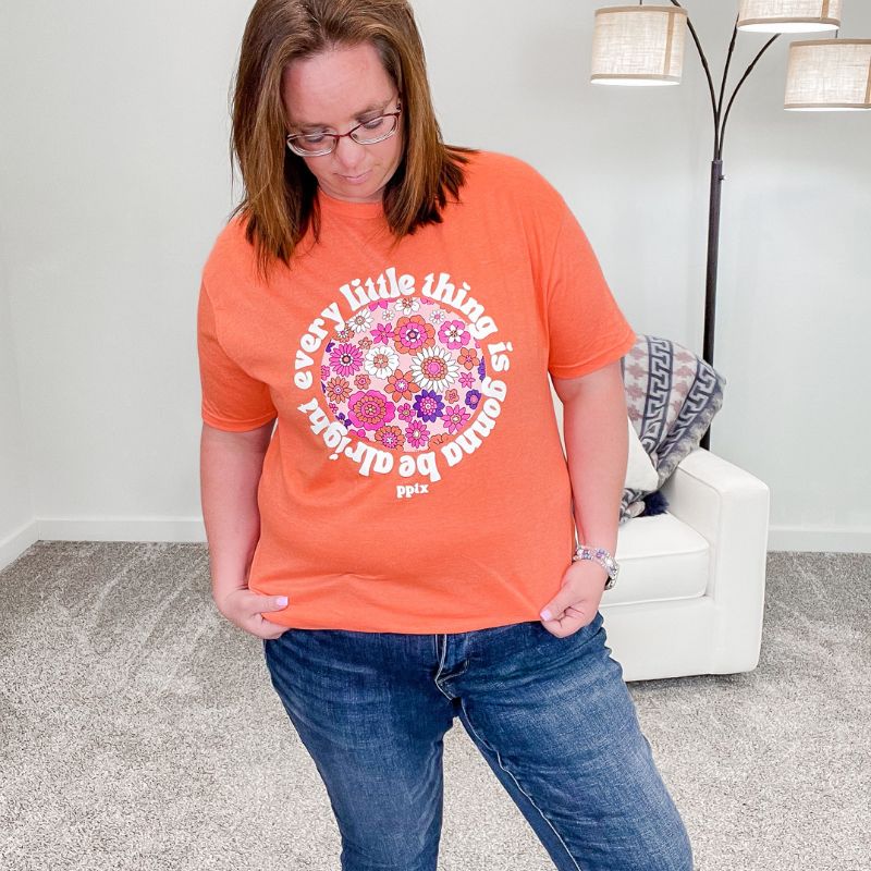 Every Little Thing Is Gonna be Alright Graphic Tee sold by Boujee Boutique product image thumbnail 2