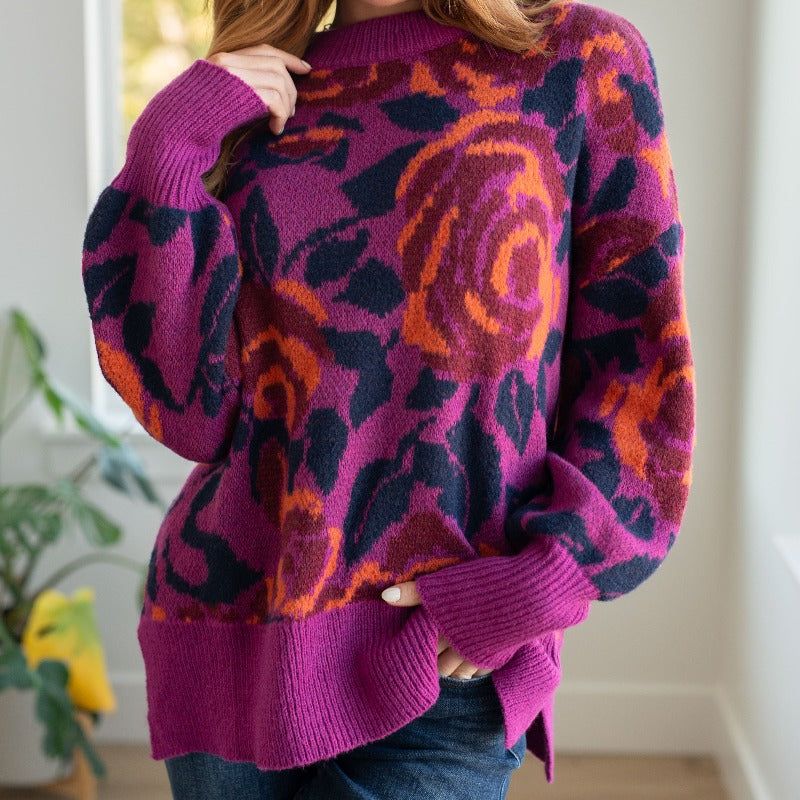 Rosie Posey Floral Sweater sold by Boujee Boutique product image thumbnail 2