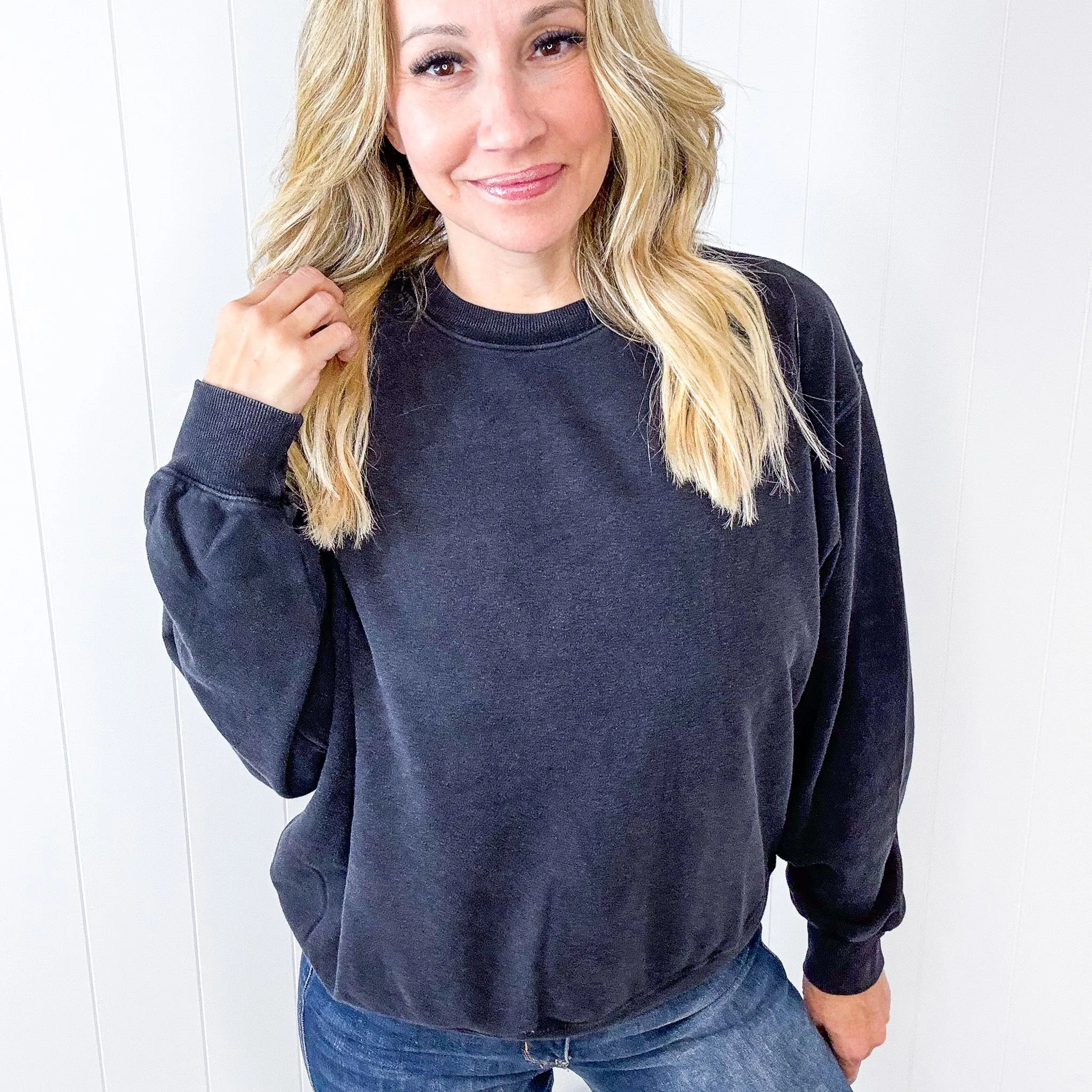 Chasing Sunsets Lightweight Soft Pullover Long Sleeve Sweatshirt sold by Boujee Boutique