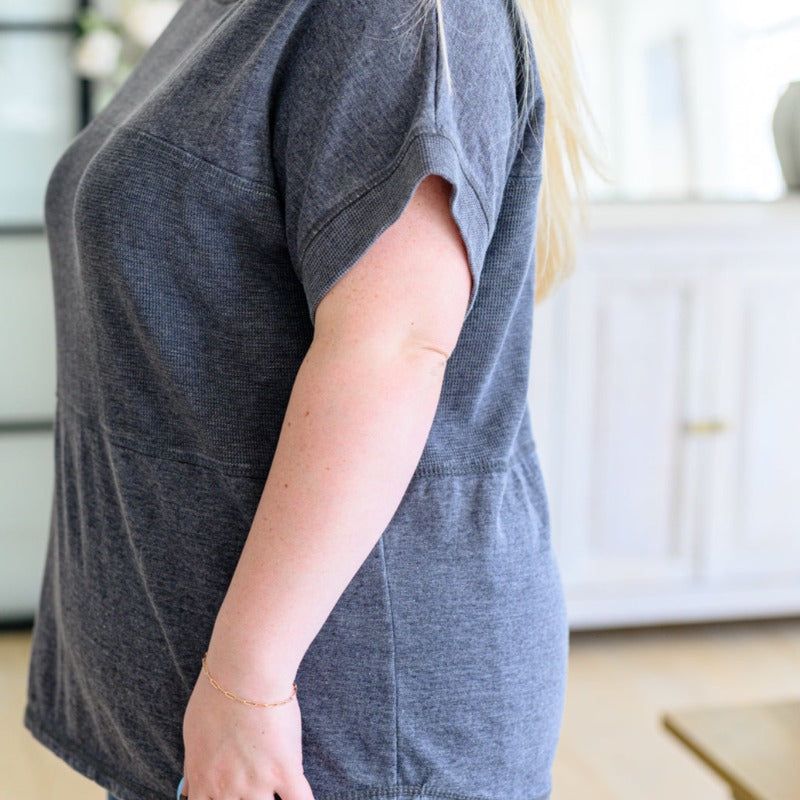 Unmarked Remarks Top in Charcoal sold by Boujee Boutique product image thumbnail 11