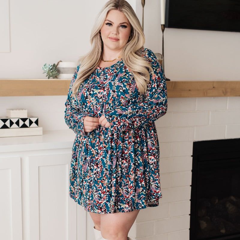 Floral Back For More Babydoll Dress sold by Boujee Boutique product image thumbnail 4