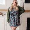 Floral Back For More Babydoll Dress sold by Boujee Boutique