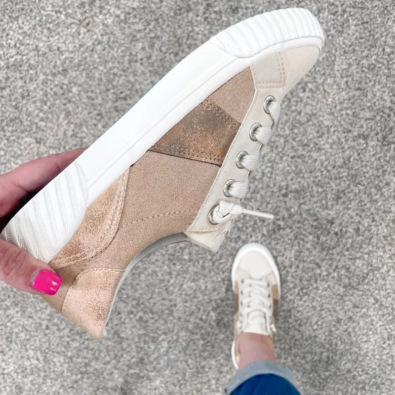 Blowfish Malibu Wave Sand and Rose Gold Sneaker sold by Boujee Boutique product image thumbnail 4