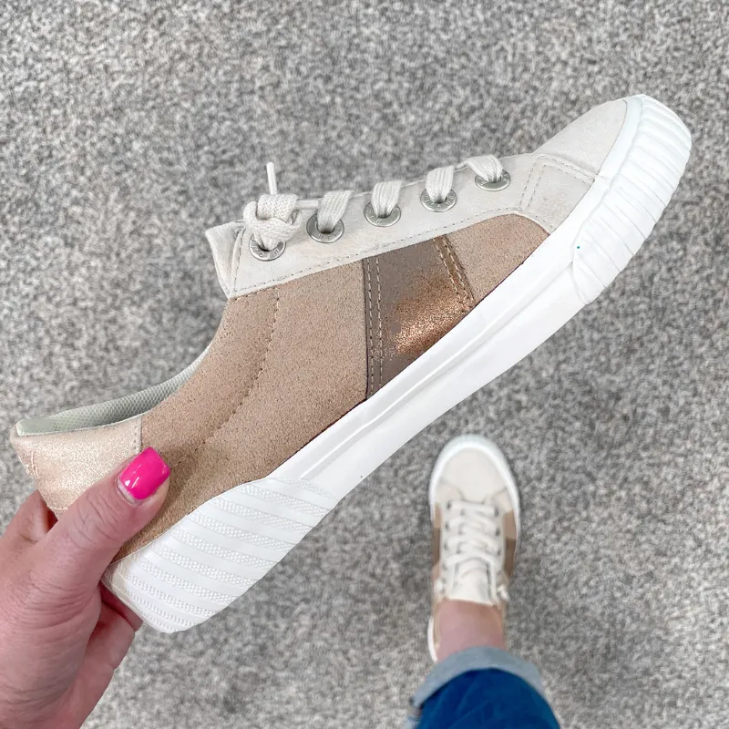 Blowfish Malibu Wave Sand and Rose Gold Sneaker sold by Boujee Boutique product image thumbnail 3