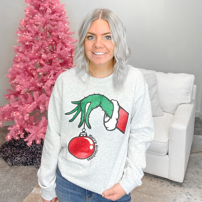 Merry Christmas Sweatshirt sold by Boujee Boutique product image thumbnail 2