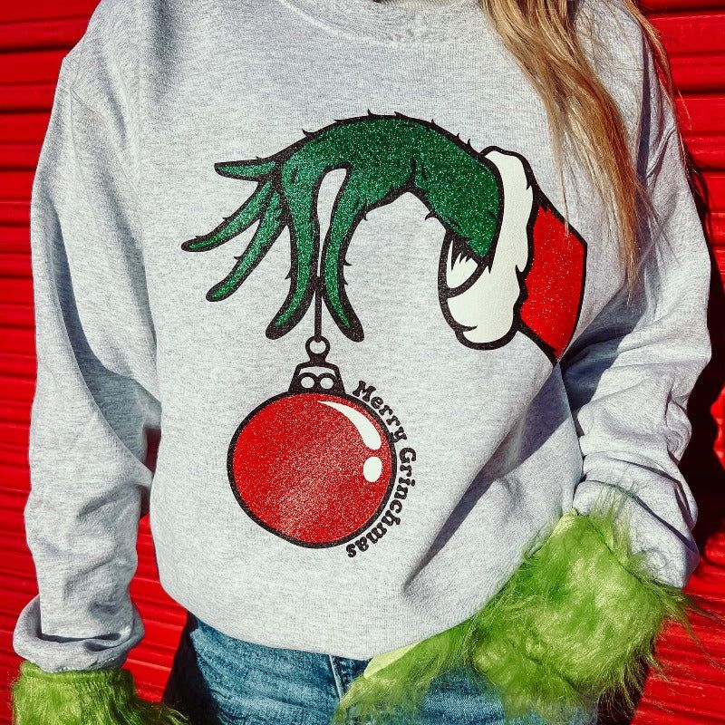 Merry Christmas Sweatshirt sold by Boujee Boutique product image thumbnail 4