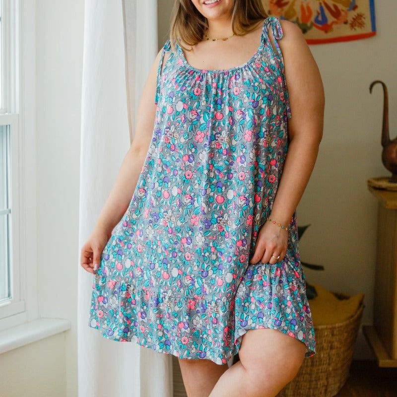 Floral Essence Tie Strap Dress sold by Boujee Boutique product image thumbnail 13