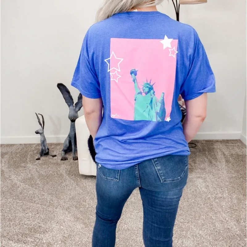 Sweet Land of Liberty Graphic Tee sold by Boujee Boutique