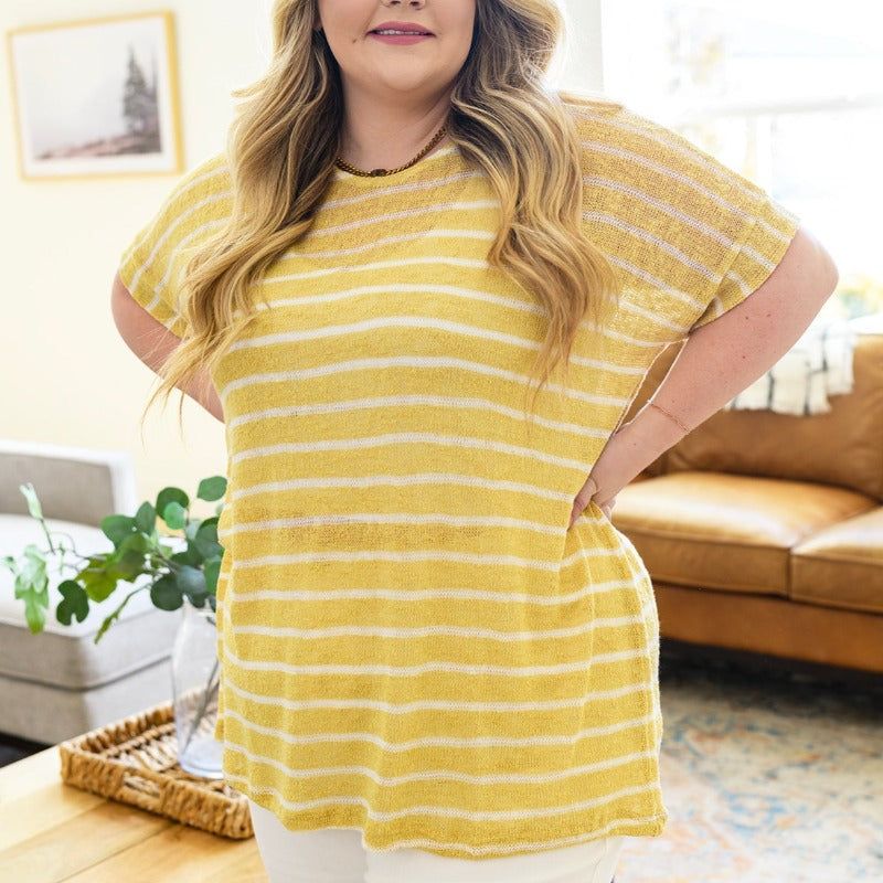 Simply Sweet Striped Top sold by Boujee Boutique product image thumbnail 5