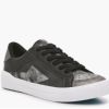 Blowfish Malibu Light Black and Pewter Willa Sneaker sold by Boujee Boutique