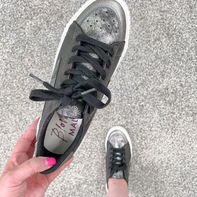 Blowfish Malibu Light Black and Pewter Willa Sneaker sold by Boujee Boutique