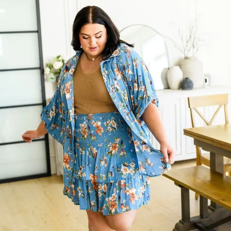 Lanikai Floral Button Down sold by Boujee Boutique