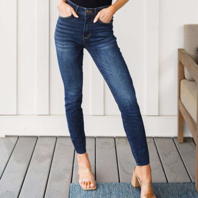 Judy Blue Nicole High Waist Tummy Control Skinny Jeans sold by Boujee Boutique product image thumbnail 5