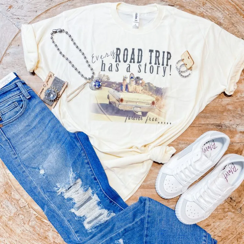 Every Road Trip Has A Story Bling Graphic Tee sold by Boujee Boutique