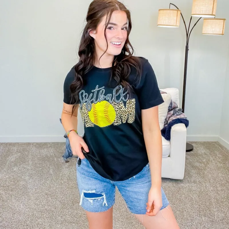 Softball MOM Graphic Tee sold by Boujee Boutique