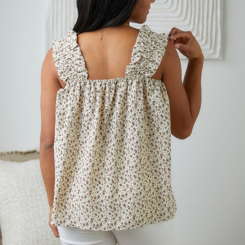 Dandy Darling Ditsy Floral Tank Top sold by Boujee Boutique product image thumbnail 5