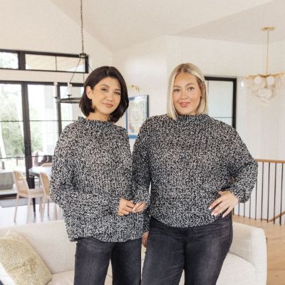 Black and Cream Low and Slow Sweater sold by Boujee Boutique