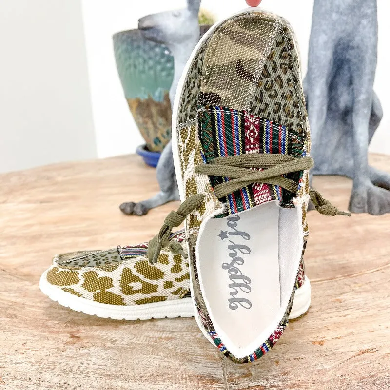 Gypsy Jazz Khaki Electric Slip on Sneaker- Final Sale sold by Boujee Boutique product image thumbnail 3