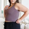 Fundamentals Ribbed Seamless Reversible Tank in Brown sold by Boujee Boutique
