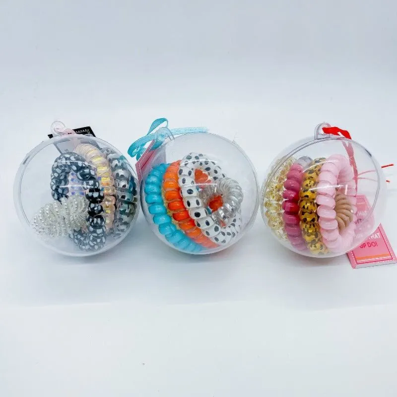 Spiral Hair Tie Set sold by Boujee Boutique