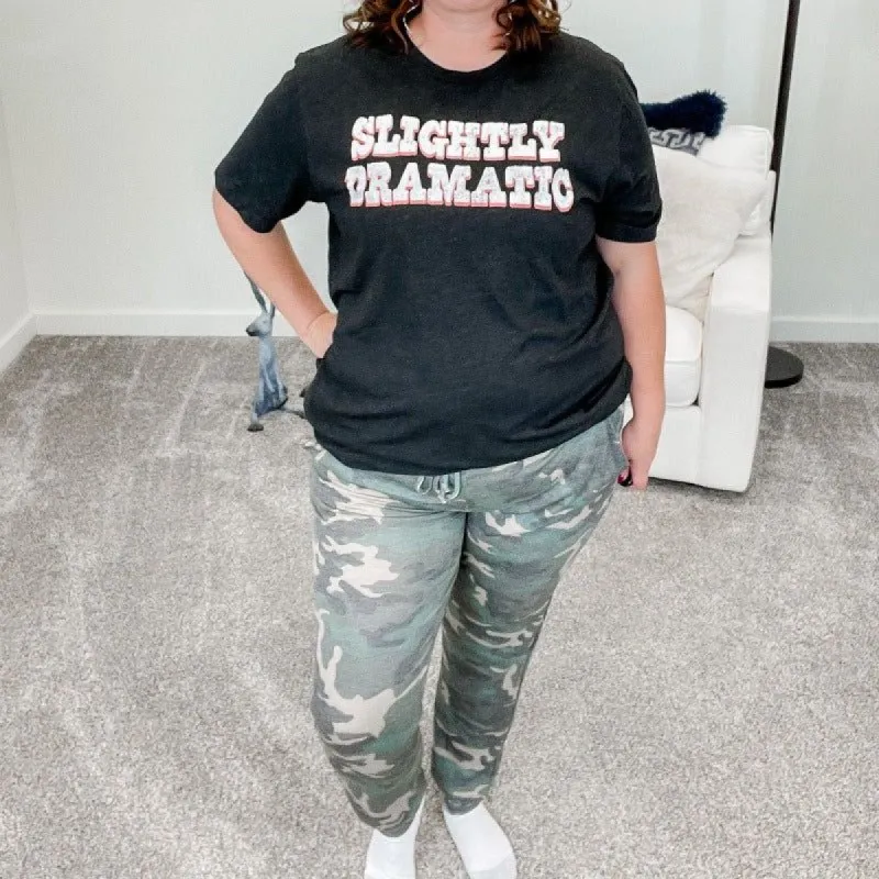 Green Camo Pull on Joggers made by Boujee Boutique