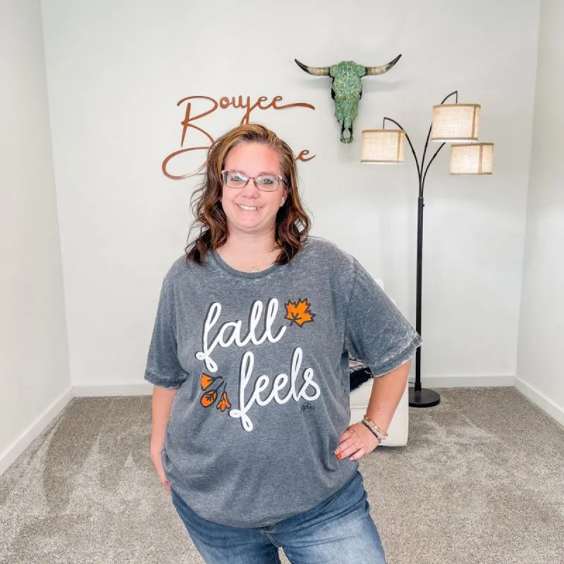 Fall Feels Graphic Tee sold by Boujee Boutique