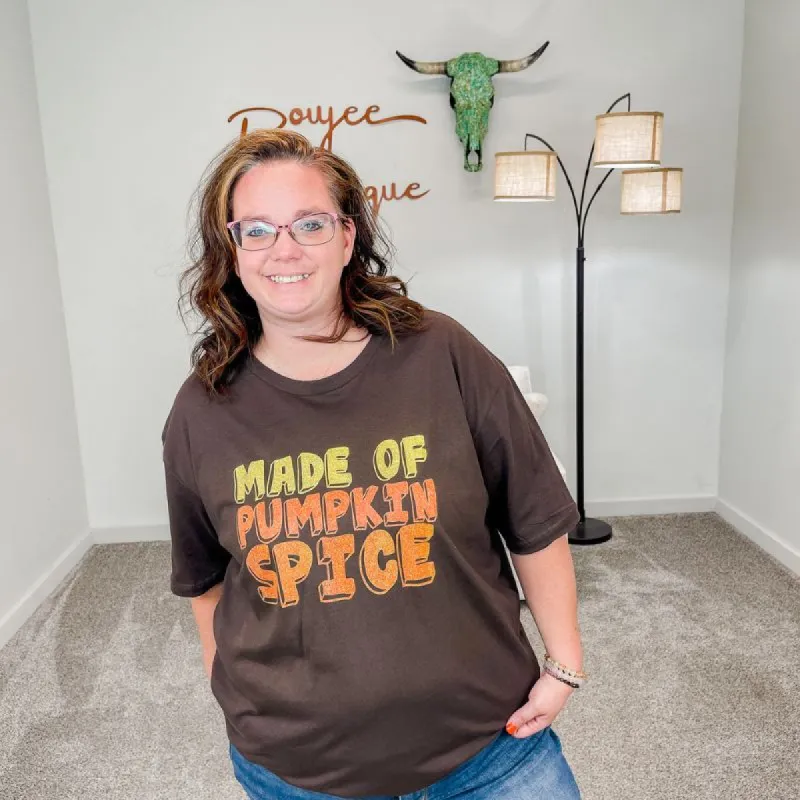 Made of Pumpkin Spice Graphic Tee sold by Boujee Boutique