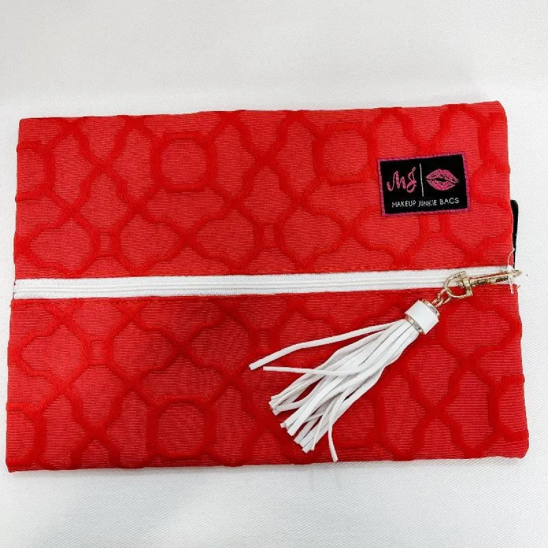 Luxury Vacation Medium Makeup Junkie Bag sold by Boujee Boutique