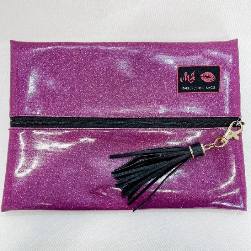 Glitter Orchard Medium Makeup Junkie Bag sold by Boujee Boutique