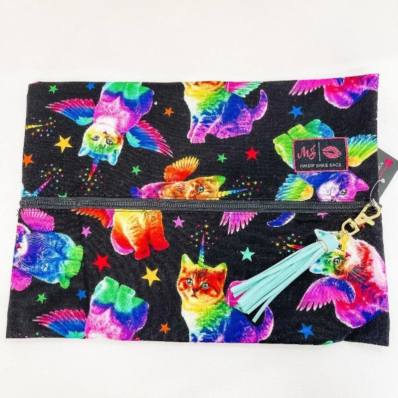 Catopia Large Makeup Junkie Bag sold by Boujee Boutique