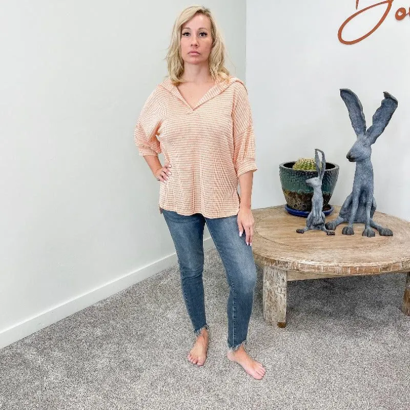 Sweet As Honey Open V Neck Top sold by Boujee Boutique