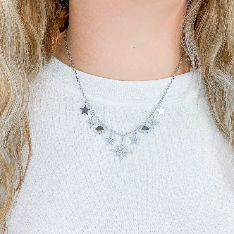 Hespera Diamond Intergalactic Necklace sold by Boujee Boutique