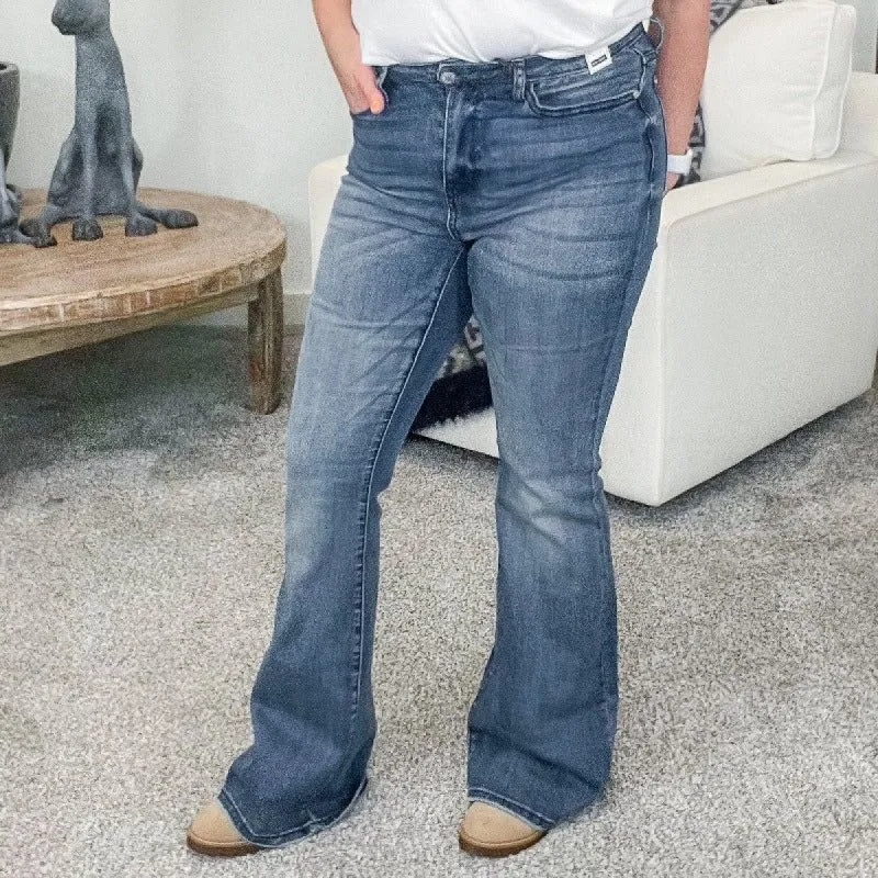Judy Blue High Waist Flare Jeans sold by Boujee Boutique