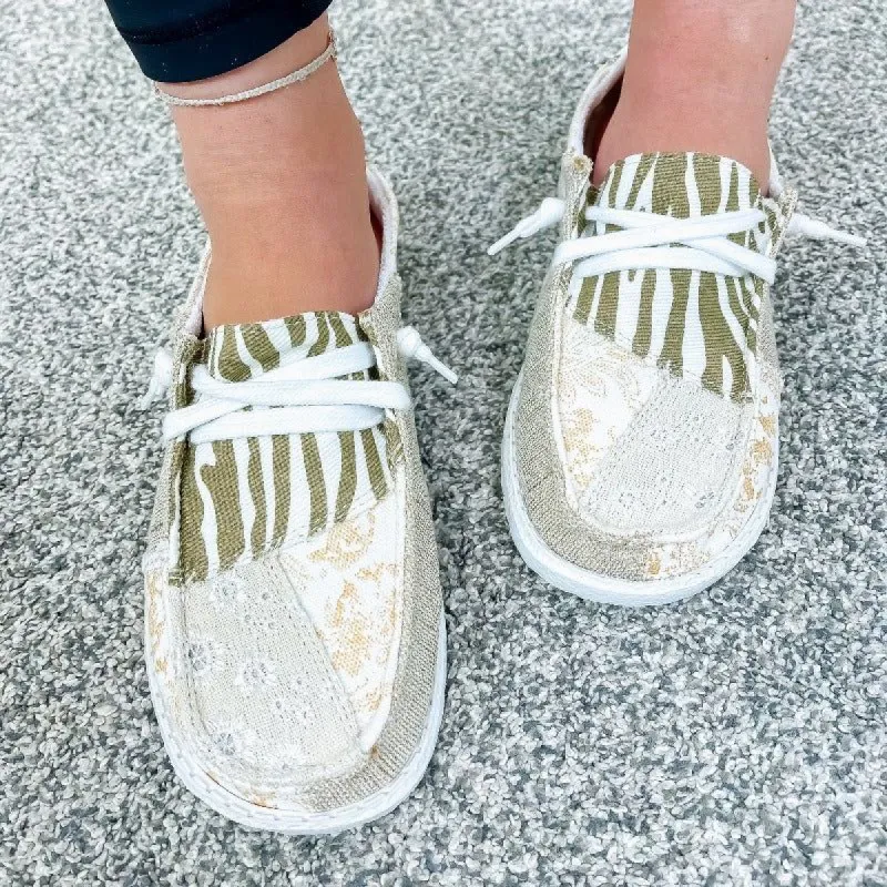 Gypsy Jazz Electric Slip On Sneakers- Final Sale sold by Boujee Boutique