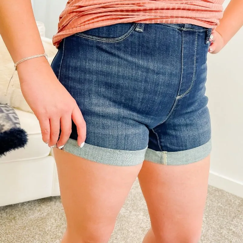 Judy Blue High Waist Pull On Shorts sold by Boujee Boutique