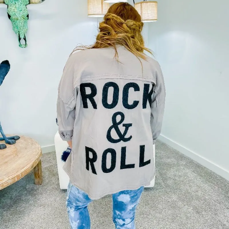 Italian Rock and Roll Black Jacket sold by Boujee Boutique