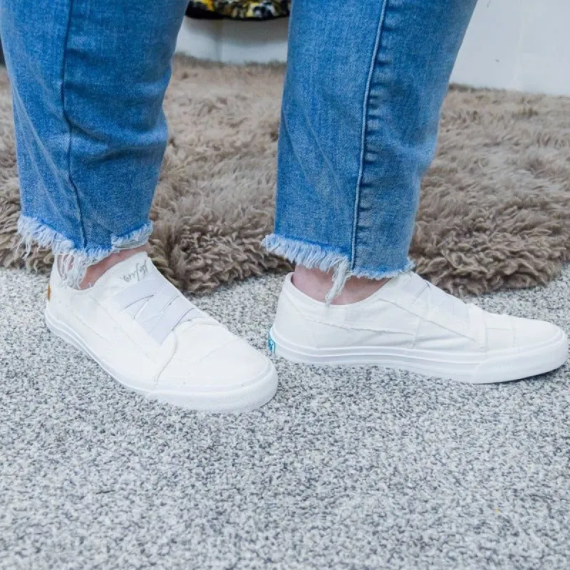 Blowfish Malibu Marley White Slip on Sneaker sold by Boujee Boutique