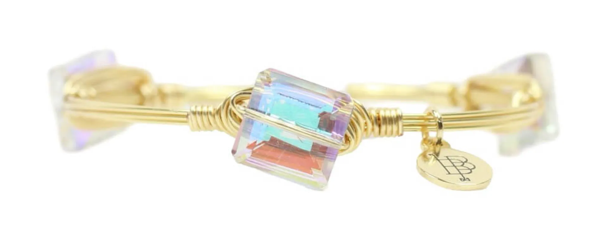 Mermaid Iridescent Bangle Bracelet sold by Bourbon and Bowties