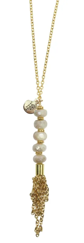 The Mimi Necklace - Neutral sold by Bourbon and Bowties