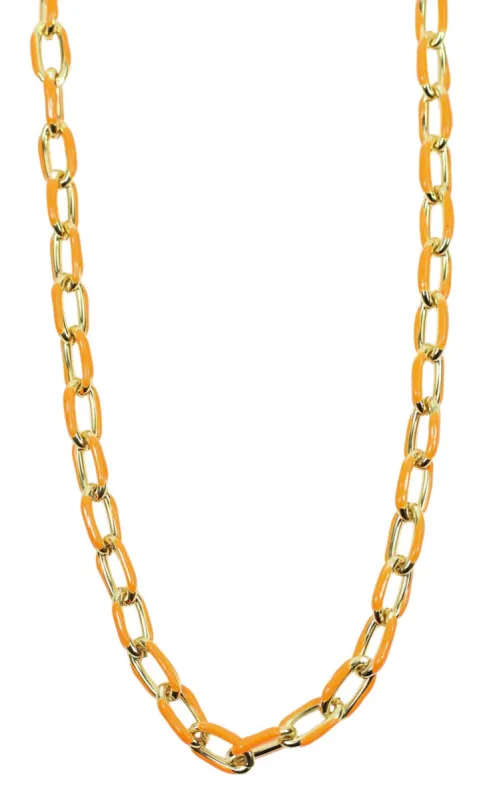 The Lennox Necklace - Orange sold by Bourbon and Bowties